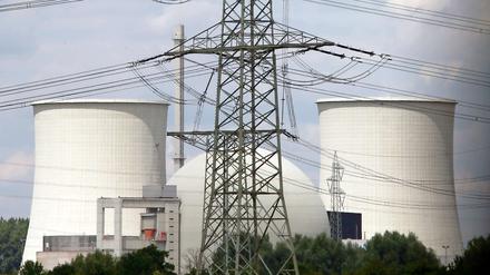 Das von dem Stromkonzern RWE betriebene Atomkraftwerk Biblis in Südhessen.