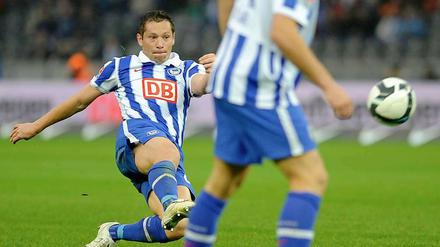 Er wirft sich noch einmal rein. Pal Dardai darf am Sonntag gegen Augsburg noch einmal von Anfang an spielen. In dieser Saison bestritt Dardai bisher noch kein Zweitligaspiel. 
