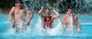 Das Freibad Kreuzberg öffnete bereits am 30. April.