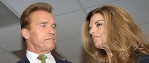 Leicht distanziert: Arnold Schwarzenegger und Mariah Shriver.