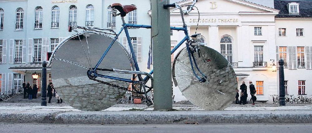 Das Veloziped als Spiegel: "Your New Bike" nennt sich die Installation des dänisch-isländischen Künstlers Olafur Eliasson.