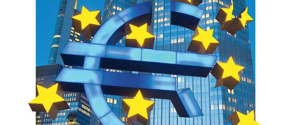 Machtloses Machtzentrum? Die Europäische Zentralbank in Frankfurt am Main. Foto: dpa