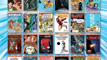 Schöne Bescherung. 30 Sonderausgaben gab es zum Gratis-Comic-Tag. Wir verlosen drei Pakete davon.