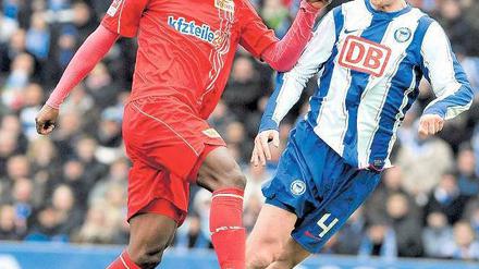 Eiserner Torjäger. John Jairo Mosquera (li.) bleibt drei weitere Jahre bei Union.