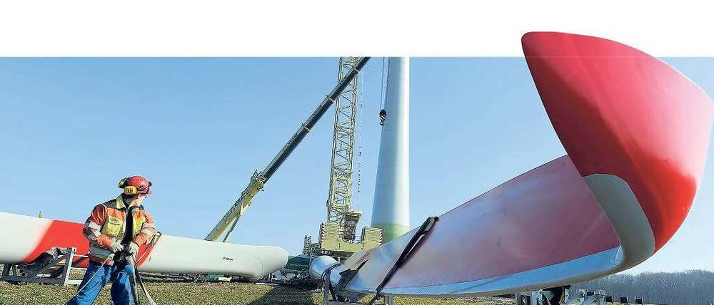 Gefragte Anlagen. Enercon ist der weltweit viertgrößte Windkraftanlagenbauer. Zurzeit präsentiert sich das Unternehmen aus Aurich auf der Hannover Messe.