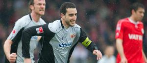 Ahmed Madouni jubelt über das 1:0.