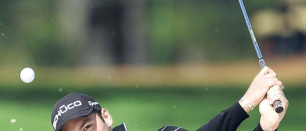 Kleiner Slicer. Eigentlich liegt Martin Kaymer der Kurs in Augusta gar nicht, deswegen hat er sich besonders intensiv auf das US-Masters vorbereitet.Foto: dpa