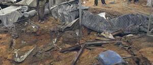 Zerstört. Auch ein Tunnel in Rafah wurde von den Israelis bombardiert. 