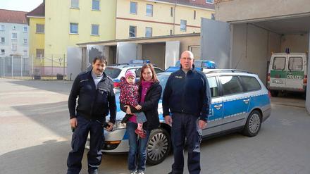 Ende einer Irrfahrt: Die Polizei brachte die Mutter und Kind wieder zusammen.