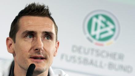 Miroslav Klose bestreitet gegen Kasachstan sein 107. Länderspiel. Vor ihm liegen nur noch Jürgen Klinsmann (108) und Lothar Matthäus (150).