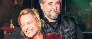 Und Action. US-Schauspielerin Robin Wright mit Regisseur Ari Folman.