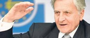 Mit harter Hand. EZB-Präsident Jean-Claude Trichet will wohl bald die Leitzinsen erhöhen, um die Preise stabil zu halten. Foto: dpa