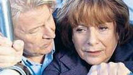 Panik. Gunnar Andersson (Rolf Lassgård) und Bella Block (Hannelore Hoger).