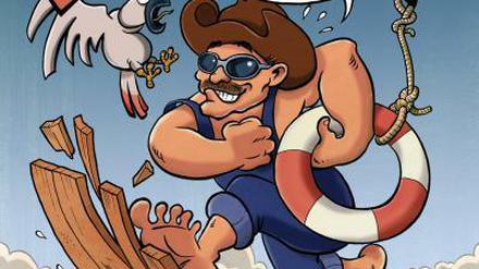 Werner lässt grüßen. Das Cover des Buches erinnert an eine andere norddeutsche Comicfigur.
