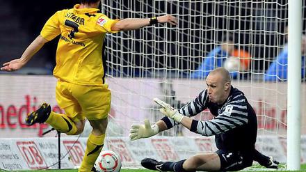 Hertha-Torwart Maikel Aerts fällt wochenlang aus.