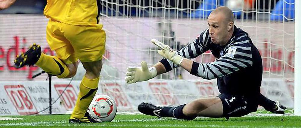 Hertha-Torwart Maikel Aerts fällt wochenlang aus.