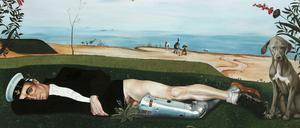 Marianna Gartners gemalte "Mythologische Szene" (2010).