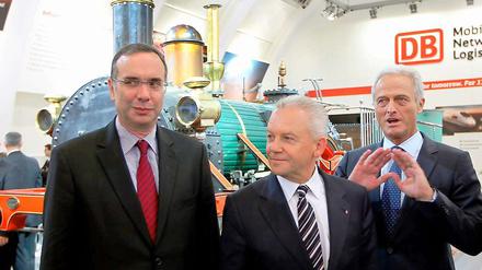 Berlins Wirtschaftssenator Wolf (l.)