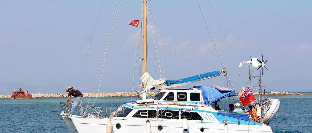 Die "Irene" war am Sonntag mit zehn Personen von Zypern aus aufgebrochen.