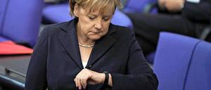 Keine Zeit für die Lektüre von Sarrazins Buch: Angela Merkel.