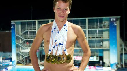 Patrick Hausding, 21, holte 2008 bei Olympia Silber und gewann in diesem Jahr bei der EM in Budapest zweimal Gold und dreimal Silber. Der Berliner ist einer von fünf Nominierten für den Champion des Jahres, der in dieser Woche im Robinson Club in Portugal gewählt wird.