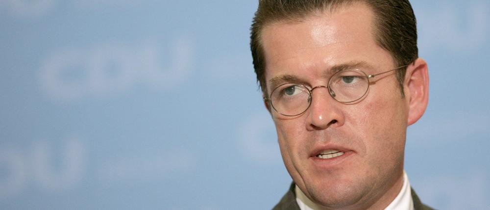 Verteidigungsminister Karl-Theodor zu Guttenberg.