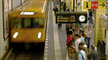 Wieder ist ein U-Bahnfahrer von einem Laserstrahl geblendet worden.