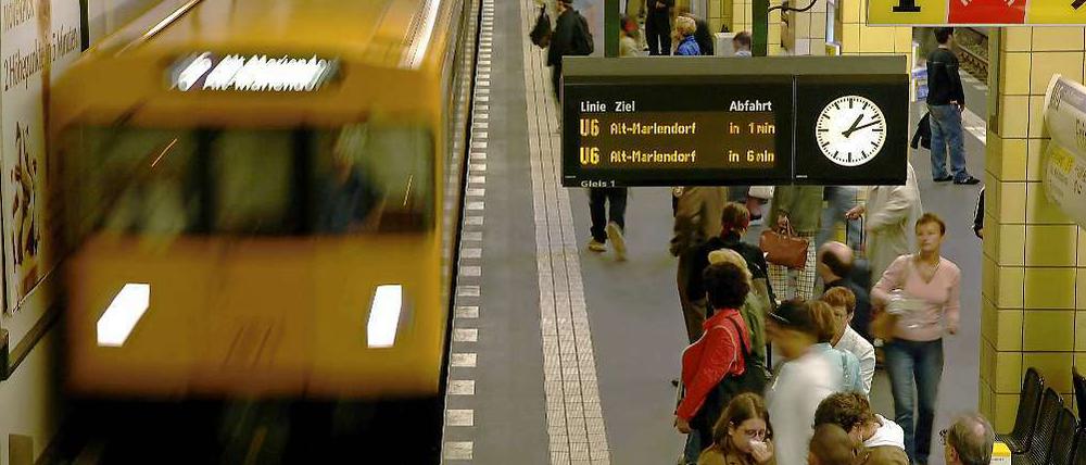 Wieder ist ein U-Bahnfahrer von einem Laserstrahl geblendet worden.