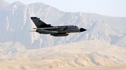 Ein Bundeswehr-Tornado beim Einsatz in Afghanistan.