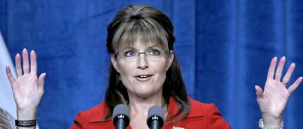 Sarah Palin heizt den Republikanern in Iowa ein.