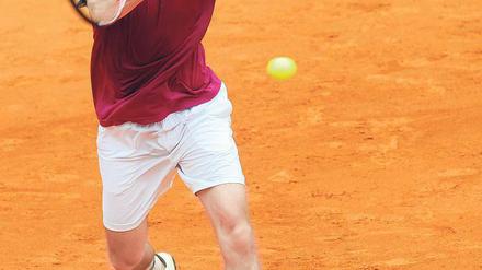 Voller Schwung. Früher hasste Florian Mayer das Tennisspielen auf Sand und wollte sogar schon aufhören. Jetzt hat er wieder Spaß an seinem Beruf. 