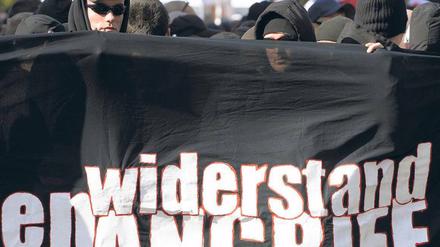 Zum NPD-Konzert werden auch Anhänger gewaltbereiter Kameradschaften erwartet.