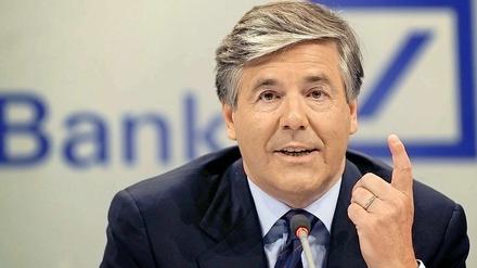 Gibt sich nicht mit Peanuts zufrieden: Deutsche-Bank-Chef Josef Ackermann.