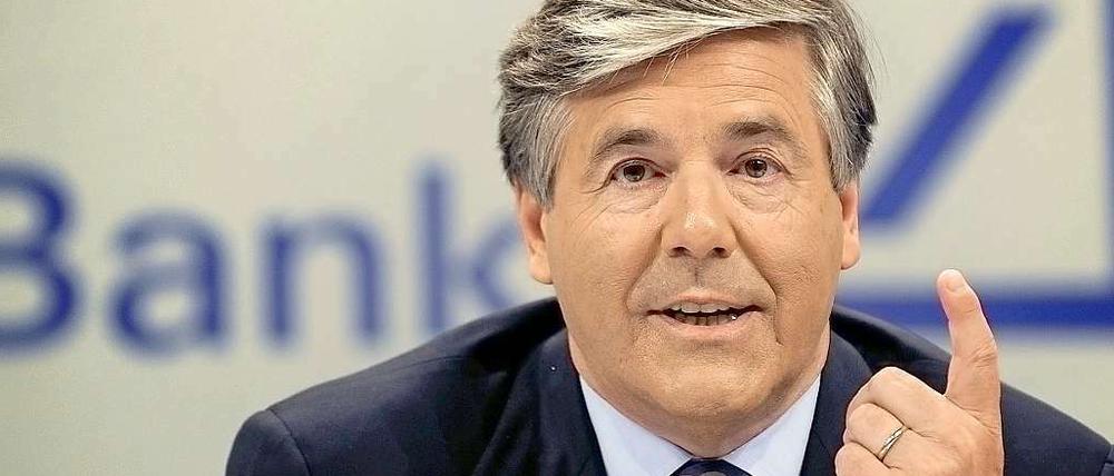 Gibt sich nicht mit Peanuts zufrieden: Deutsche-Bank-Chef Josef Ackermann.