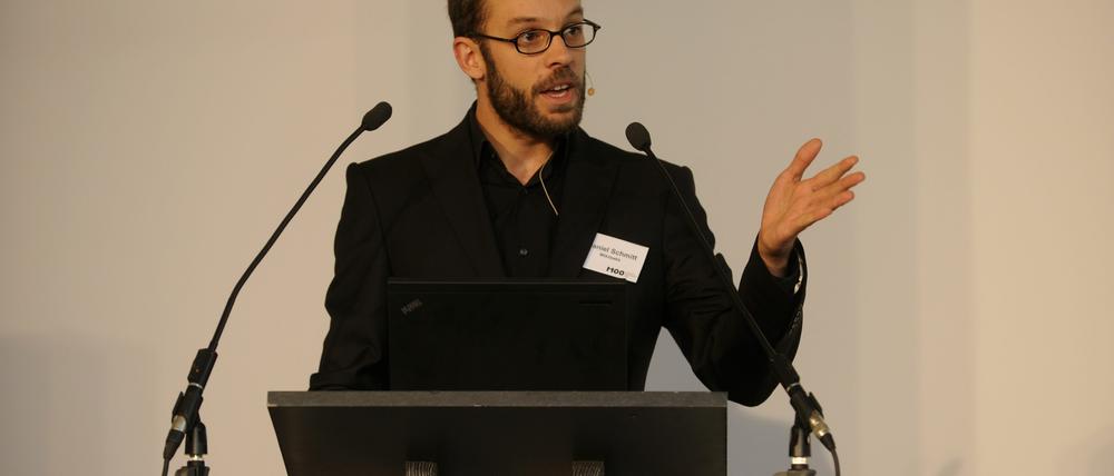 Daniel Schmitt, deutscher Sprecher der Internet-Plattform Wikileaks.