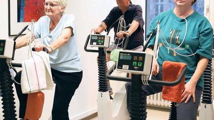 Zurück ins Leben. Ambulantes Training in einem Berliner Rehazentrum.