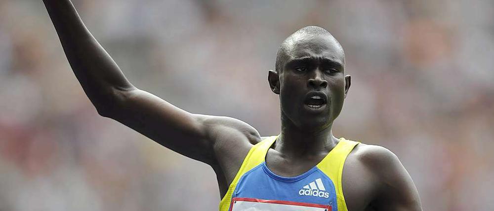 Rudisha freut sich über seinen Sieg bei der Istaf.