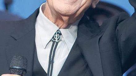 Leonard Cohen am Mittwoch in Berlin.