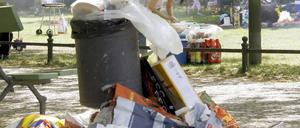 Nicht nur beim Grillen hinterlassen die Berliner gern einmal etwas mehr Müll.