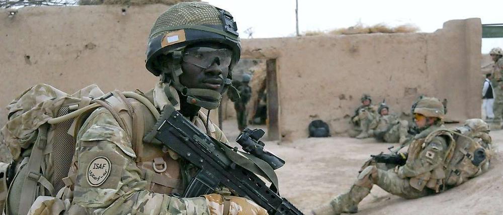Immer auf der Hut. Isaf-Soldaten in Afghanistan.