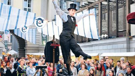 Allez hopp. Artisten, Handwerker, Wirte und Köche wollen