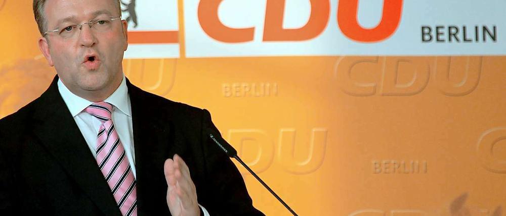 CDU-Fraktionschef Frank Henkel: Das Problem mit kriminellen Kindern und Jugendlichen ist nicht neu.