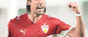 Siegertyp. Sami Khedira will zukünftig mit Real Madrid Erfolge feiern. Foto: dpa