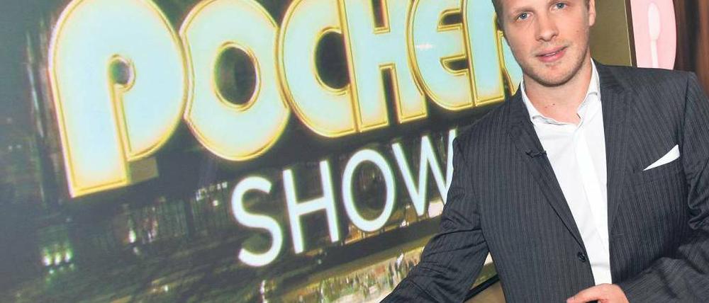 Sender-Kopf. „Die Oliver Pocher Show“ wird fortgesetzt, aber zu später Sendezeit, erst um 23 Uhr 15. Dafür darf Pocher in einer neuen Sat-1-Show Kindern Wünsche erfüllen. Foto: dpa