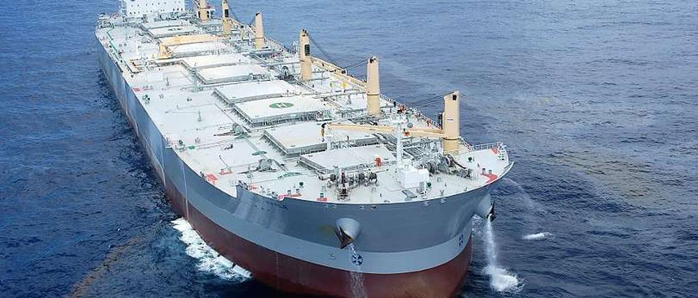 "A Whale" heißt der Supertanker, der ölverseuchtes Wasser reinigen soll.