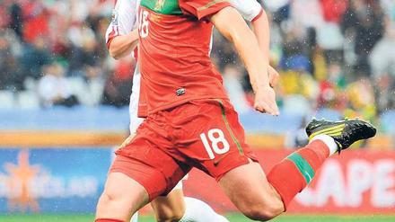 Wieder am Ball? Hugo Almeida könnte aus dem portugiesischen Team herausrotieren. Foto: dpa