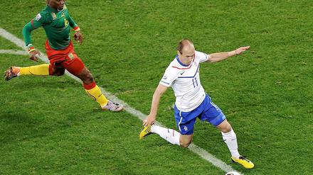 Jetzt tanzt er wieder: Arjen Robben ist wieder am Ball.