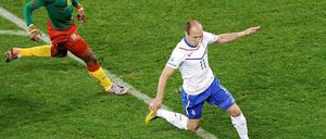 Jetzt tanzt er wieder: Arjen Robben ist wieder am Ball.