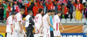 Nach der herben Niederlage gegen Portugal sind drastische Konsequenzen für die nordkoreanischen Fußballspieler nicht ausgeschlossen.