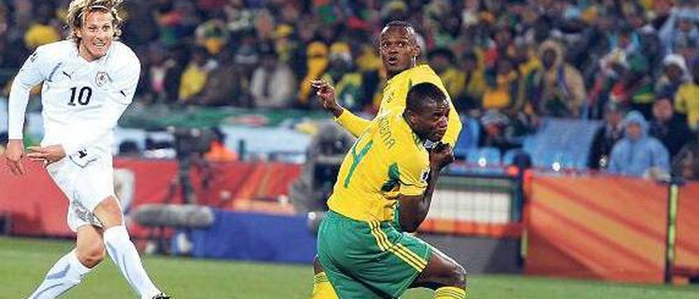 Ein Stich für Südafrika.